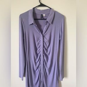 Brand new never worn H&M Purple Drape Dress